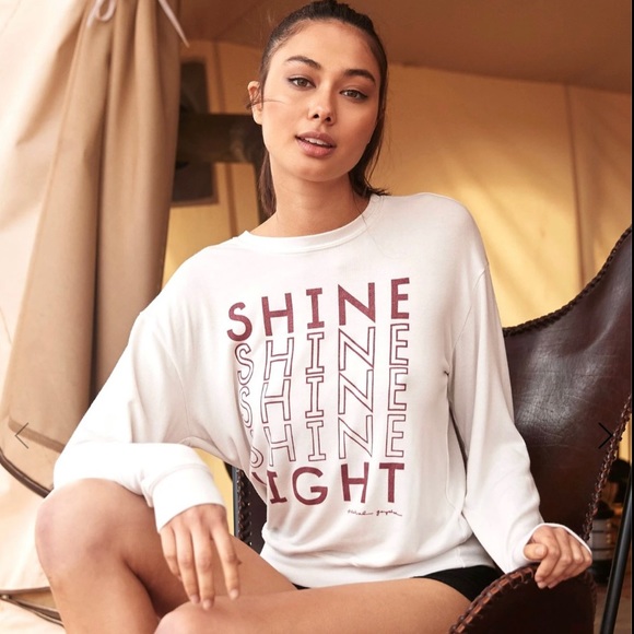 spiritual gangster ‘shine light savasana pullover' - Picture 1 of 3